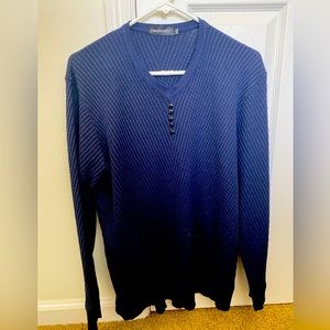 Men V-Neck Pullover Shirt